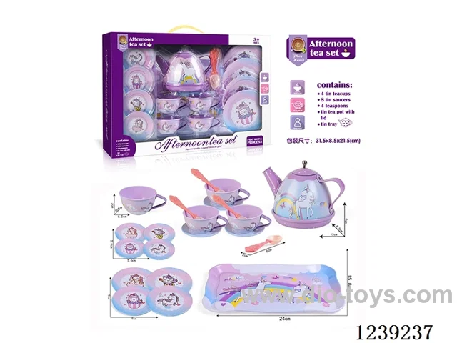 Tinplate Tea Set 18pcs