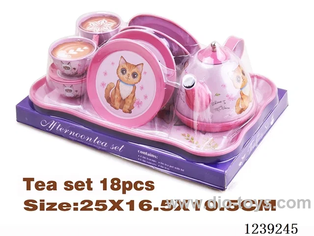 Tinplate Tea Set 18pcs