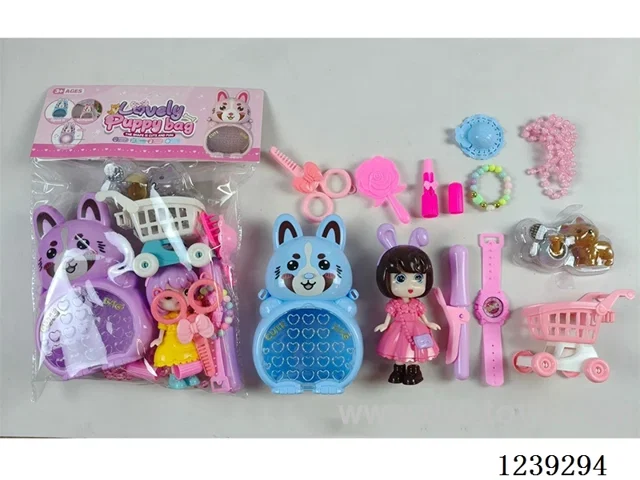 Puppy Storage Bag W L/M + Doll Jewellery set not included battery