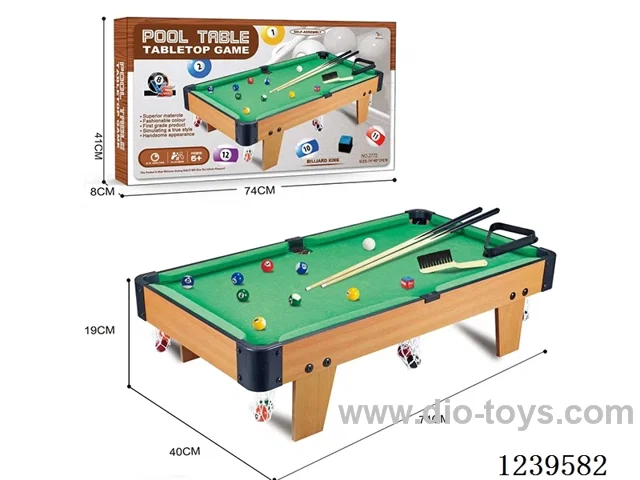 Wooden Pool Table (Short Legs)