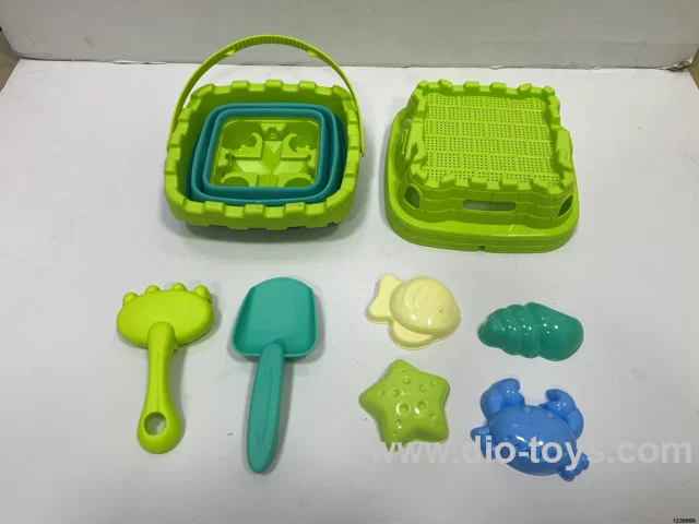 beach bucket(8pcs accessories) in net bag