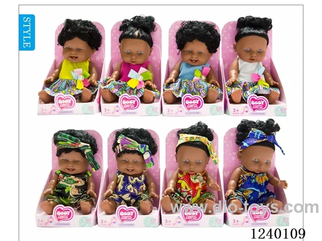8 inch enamel doll -2 types 8 colors