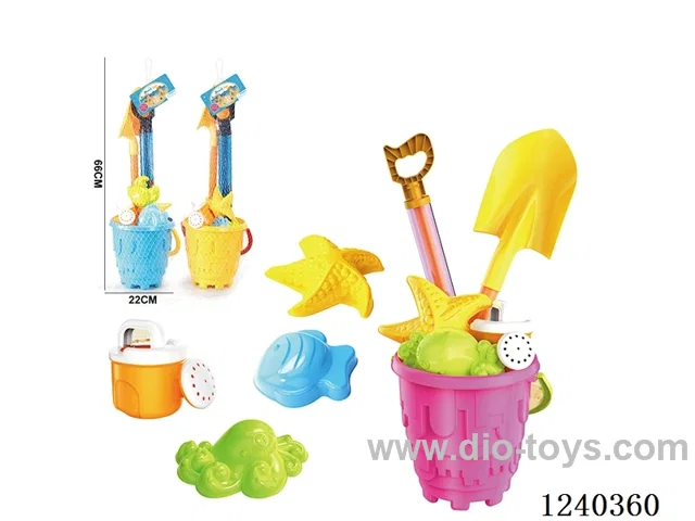 Beach Toys 7PCS (Rose/Yellow/Orchid)