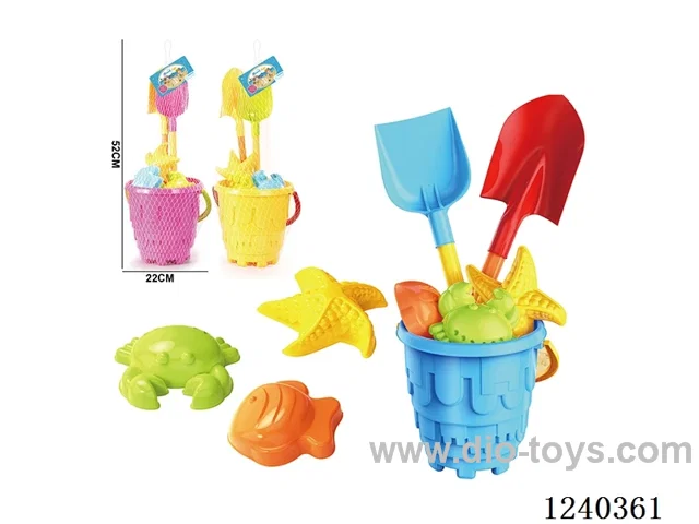 Beach Toys 6PCS (Rose/Yellow/Orchid)