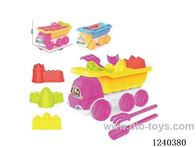 Beach Toys 6PCS (Red/Orange)