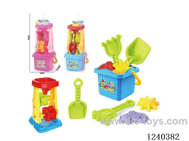 Beach Toys 6PCS (Red/Orange)
