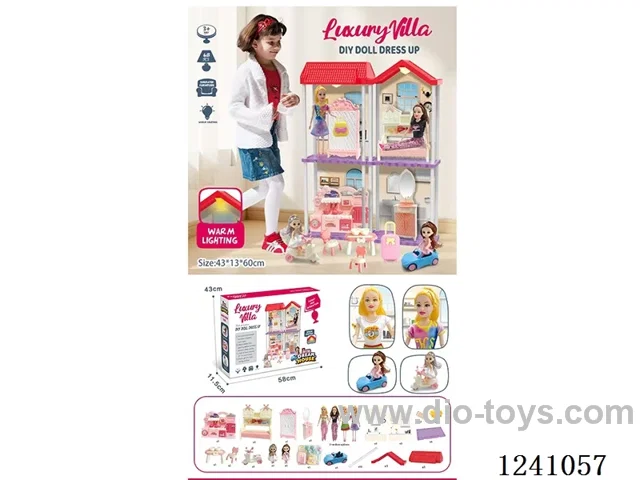 villa set with light included battery