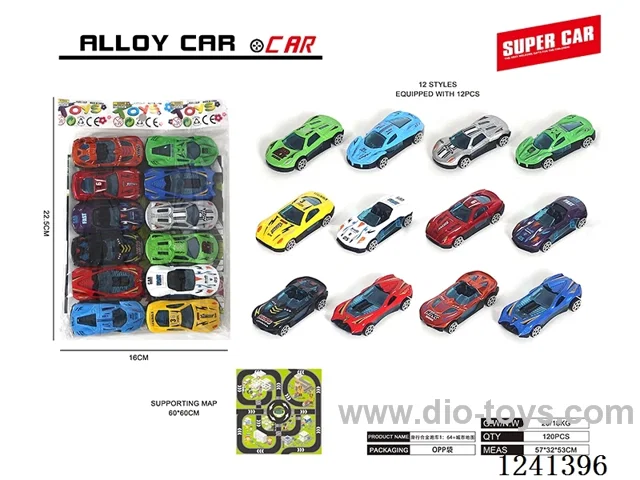 1:64 free wheel alloy car
