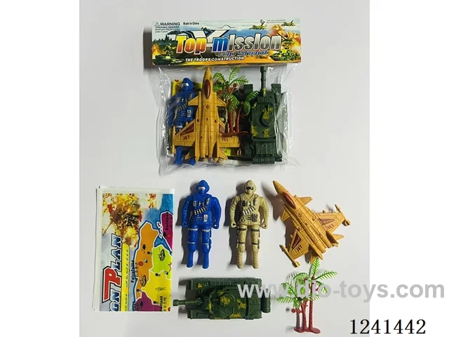Military set - soldier*2 9.5CM