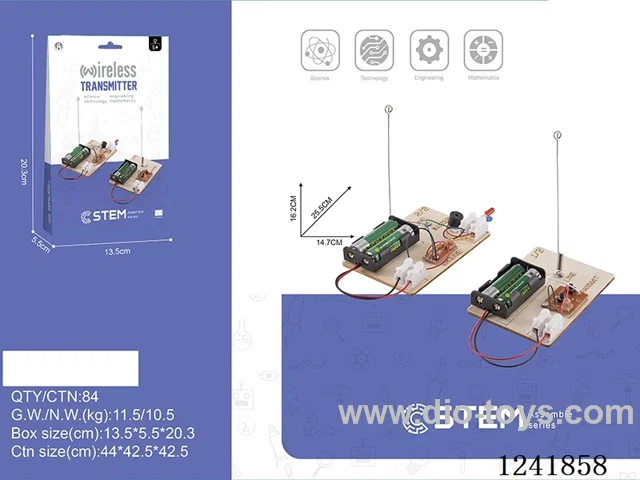 Wooden assembled transmitter