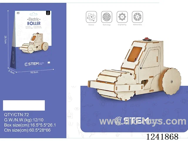 Wooden assembled electric roller
