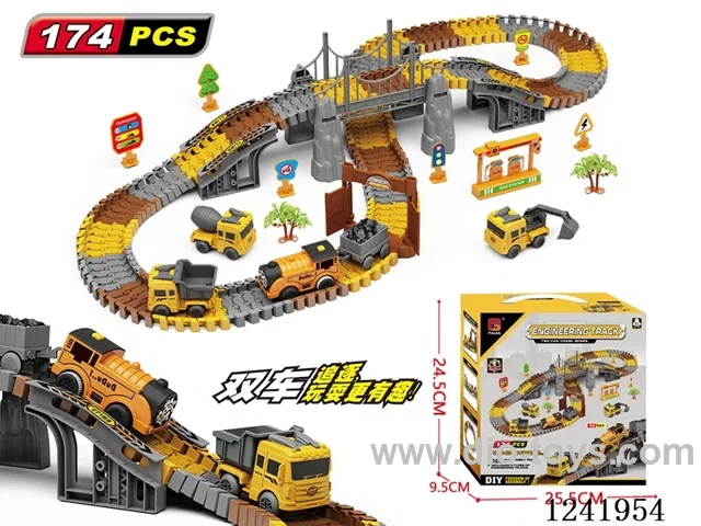 B/O Railcars 174PCS not included battery