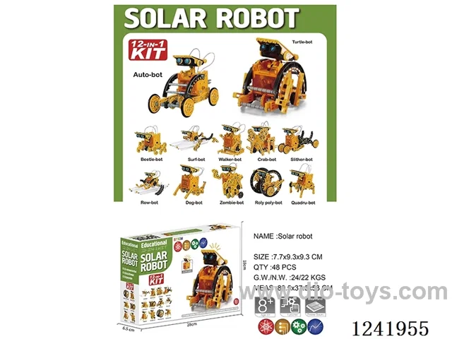 Solar Robot not included battery