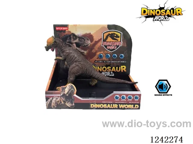 Vinyl Cotton Filled Dinosaur with IC