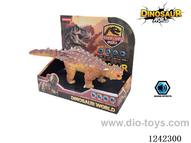 Vinyl Cotton Filled Dinosaur with IC