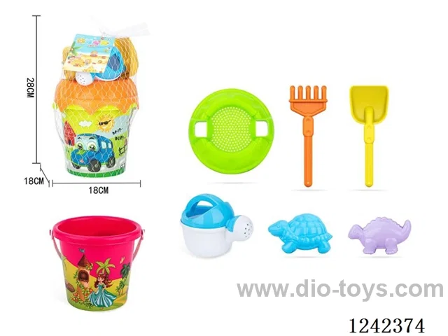 beach toy in 7pcs net bag
