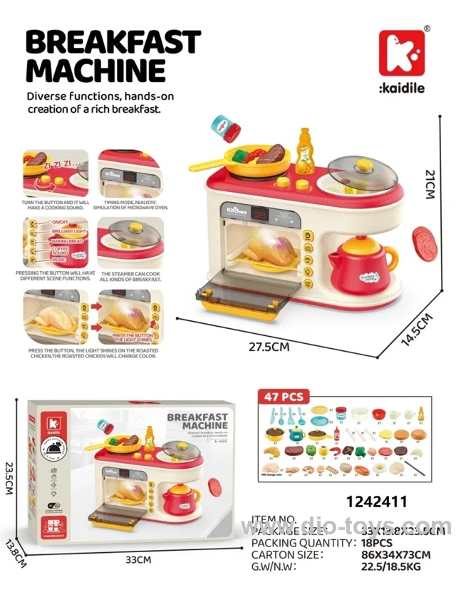 Color Changeable Microwaveable Breakfast Maker 47PCS