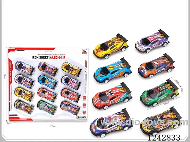 metal pull back car 12PCS