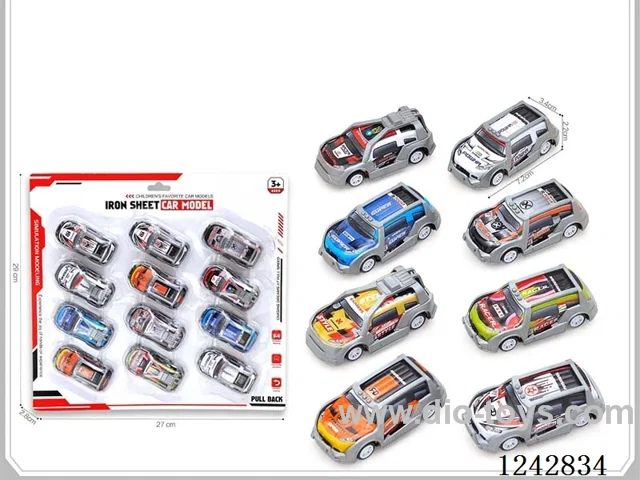 metal pull back car 12PCS