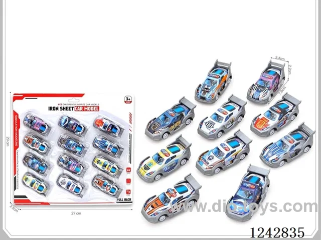 metal pull back car 12PCS