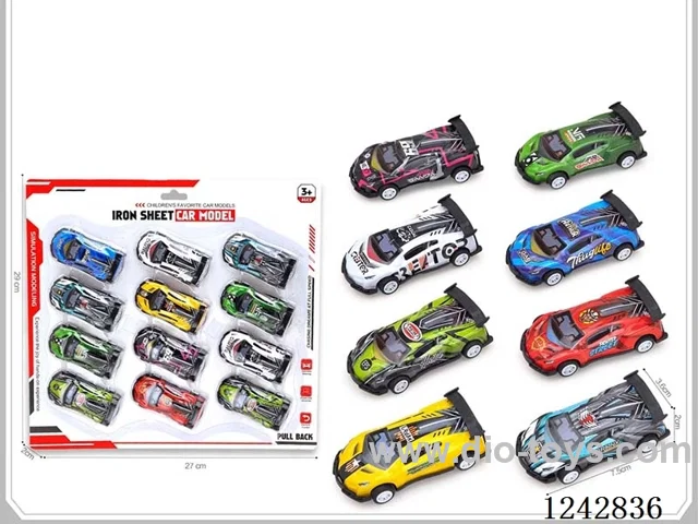 metal pull back car 12PCS