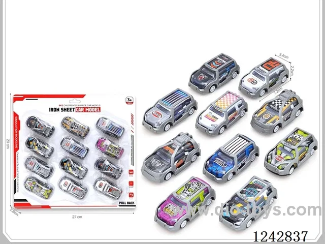 metal pull back car 12PCS
