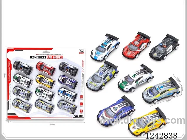 metal pull back car 12PCS
