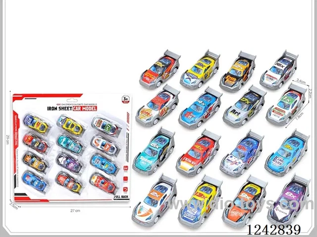 metal pull back car 12PCS