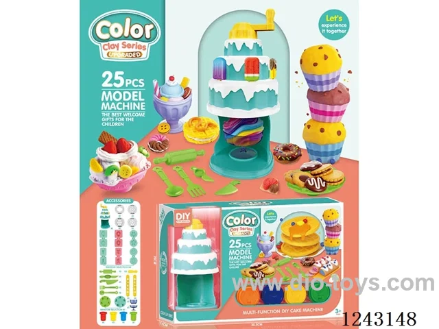 Cake Colour Clay DIY Set (Blue)