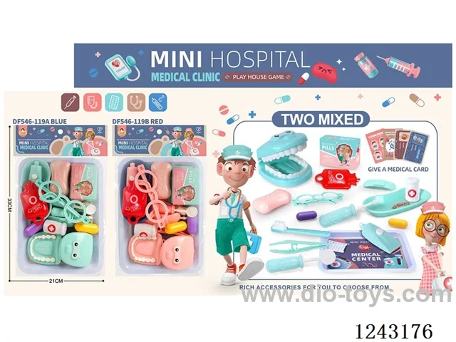 Dentist set 2-colour mix 16PCS