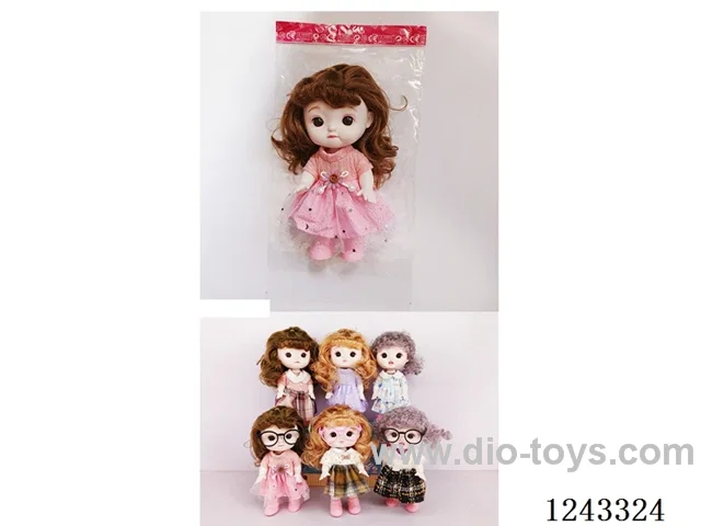 8 inch solid body doll (with light music)