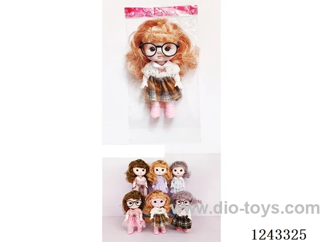 8 inch solid body doll set(with light music)
