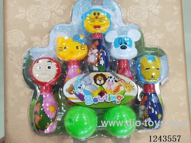 Cartoon animal bowling 8-10types mixed