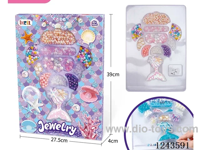 Mermaid DIY Creative Beaded Jewellery (White)