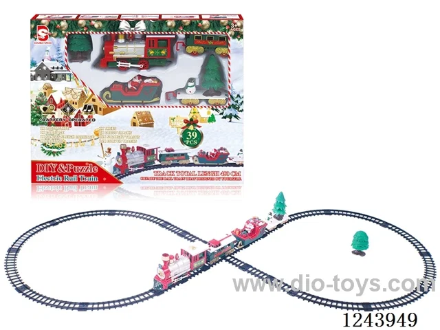 DIY Spell Track Christmas Edition B/O Musical Train not included battery