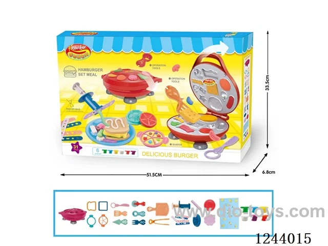 Colourful Mud Burger Machine Sets