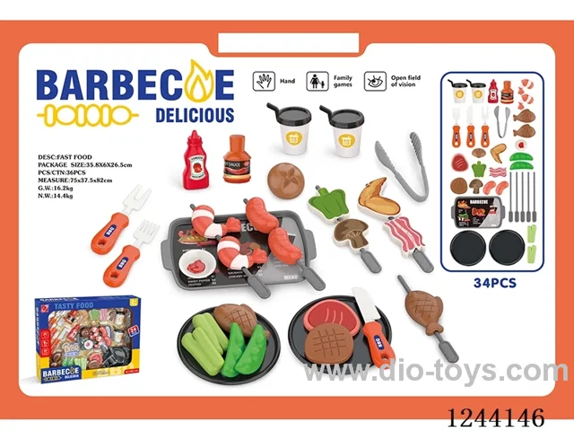34PCS BBQ set