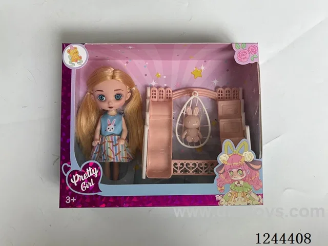 6 inch jointed 3D eye doll