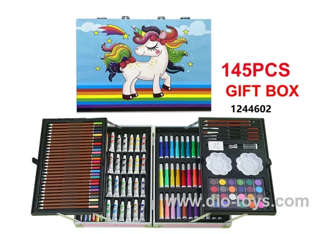145 pcs drawing set toy in gift box