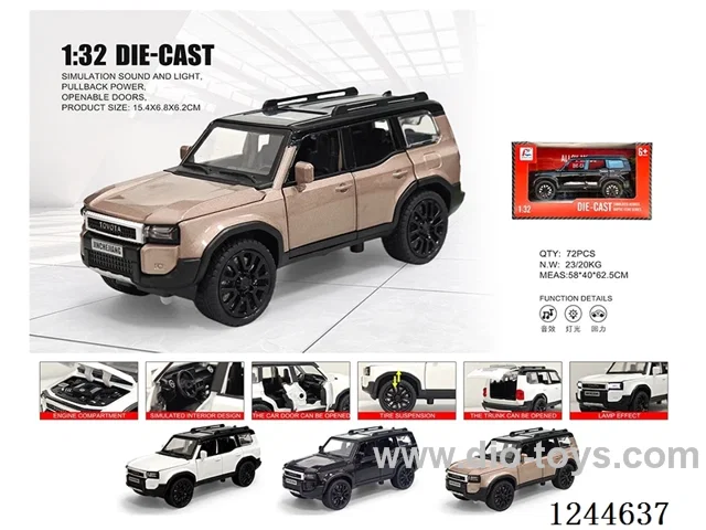 1:32 pull back Toyota Prado