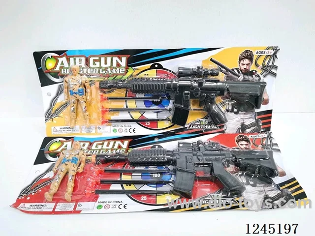 Soft bullet gun police set