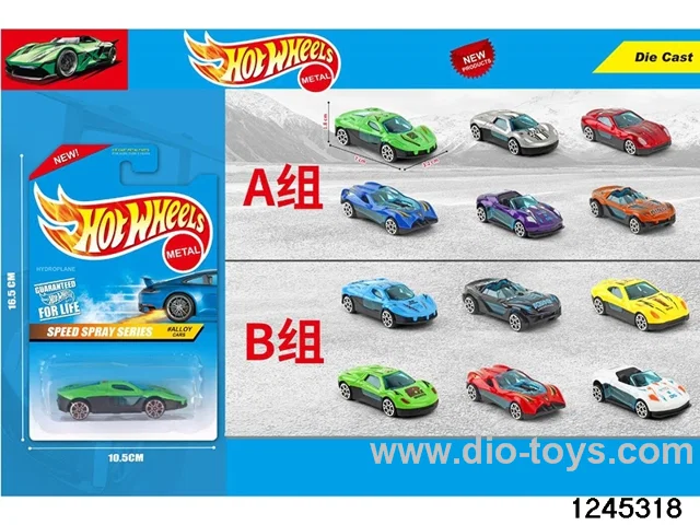 1:64 free wheel metal car (A/B random one of set mix)
