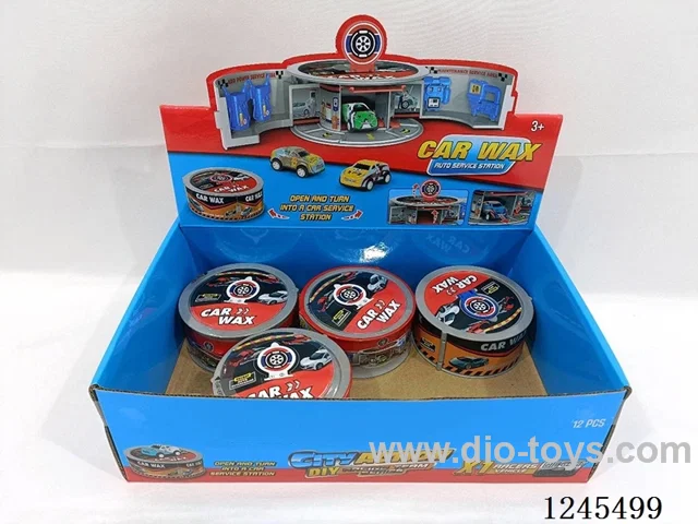 Car wax Scene Transformer Toys- pull back car*1