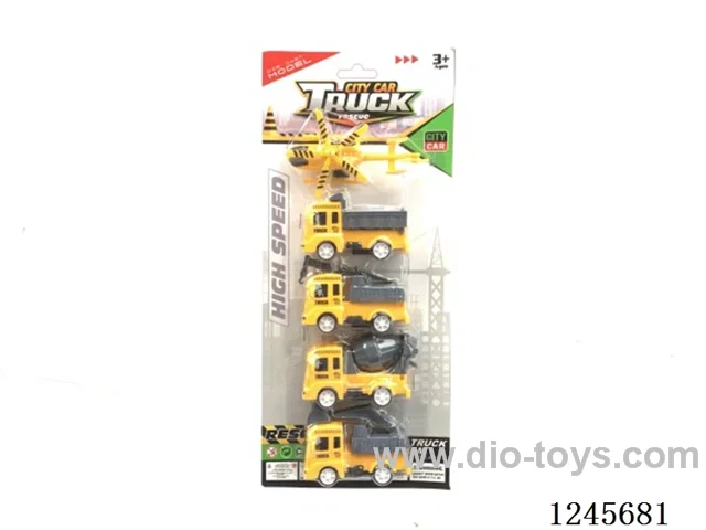 Pull-back engineering vehicles and planes