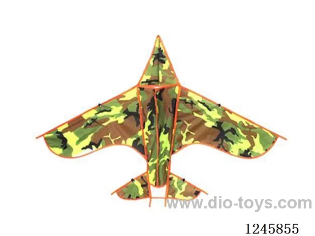 1.2m camouflage aeroplane kite camouflage fighter jet toy