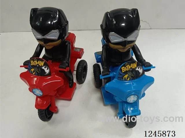 Batman Mini Motorcycle -Pull-String