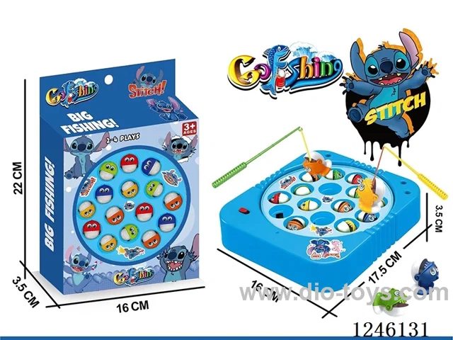B/O fishing toy Stitch