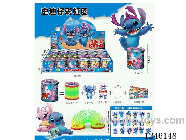 Stitch rainbow circle