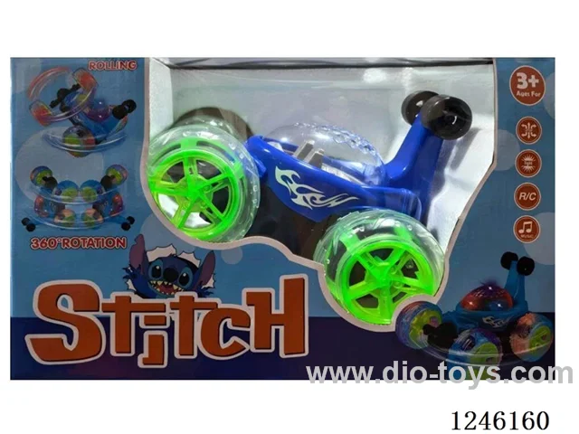 RC stunt car (3D lighting) Stitch included battery