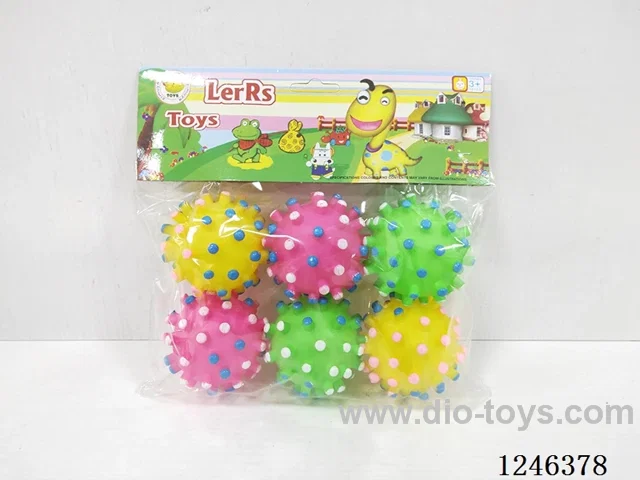 Rubber-moulded Massage Balls 6PCS